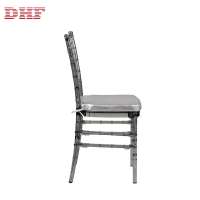 DHF Wholesale Custom Stackable Wedding Luxury Clear Furniture Hall Chair