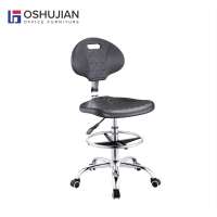 chemistry laboratory furniture adjustable height lab stool anti-stati laboratory chairs with wheels