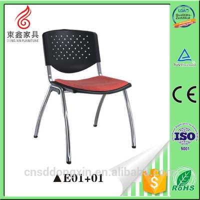 Deft design leather seat plastic steel chair