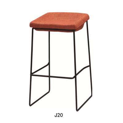 Unique bar furniture design Adult high chair Fabric bar stool for sale J20