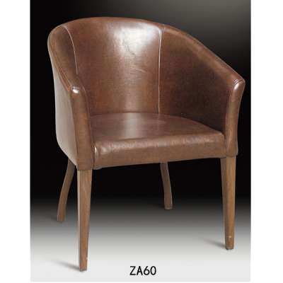 Modern hotel furniture Leather dining chair Popular used cafe chairs for sale ZA60