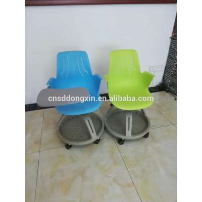 Popular school university chair/ collaboration chair Silla escolar with table DX348+03RA