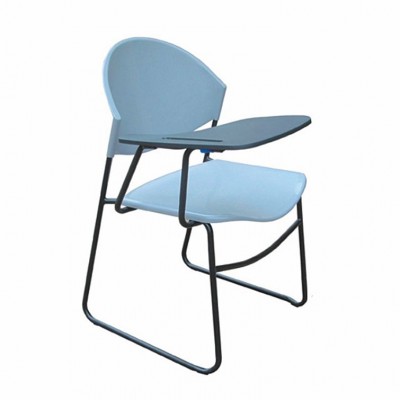 High quality school plastic chair with writing pad