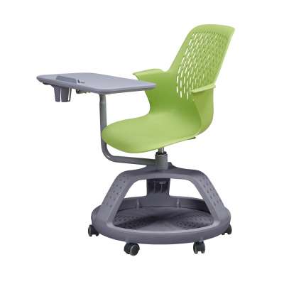 Modern student university school furniture node chair with tablet DX03+03D